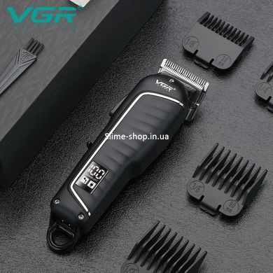 Тример для скронь VGR V-683, Машинка для стрижки чоловіча, Електрична машинка з насадкою BE-330 для бороди