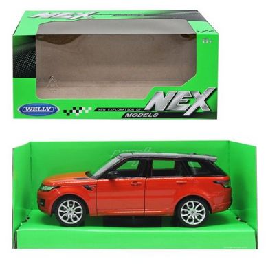 Уцінка. Машина метал Range Rover Sport 1:24 теракотова - трохи подряпаний капот збоку