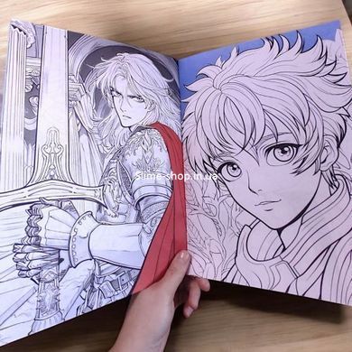 Розмальовка "Manga Party" 18 малюнків