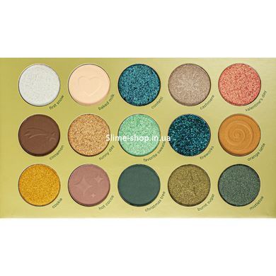 Палетка теней для век Parisa Cosmetics Winter Kisses 15 оттенков № 1 Forest Tale Коричневый Синий Серый