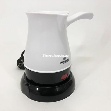 Турка электрическая кофеварка Crownberg CB-1564, электротурка для кофе, Электронная турка. CM-100 Цвет: белый