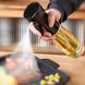 Розпилювач кухонний для олії та оцту Пляшка спрей для рідин 200мл. LU-496 Колір: чорний
