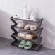 Полиця для взуття органайзер компактний стійка складана Shoe Rack YH 8802 зберігання речей та взуття 4 полиці. KY-951 Колір: сірий
