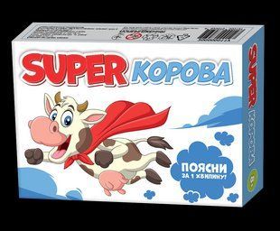 Детская игра Super корова Азарт, веселье и хорошее настроение (на украинском языке)