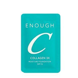 Тональный крем с коллагеном Enough Collagen 3x Moisture Foundation SPF 15 1 мл, 21N Clear Beige/Бежевый