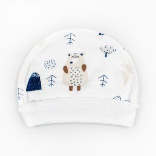 Шапочка із зовнішнім швом для новонароджених Forest Bear