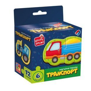 Игра развивающая пазлы магнитные "ТРАНСПОРТ"