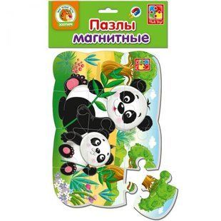 Магнитные пазлы "Панда"