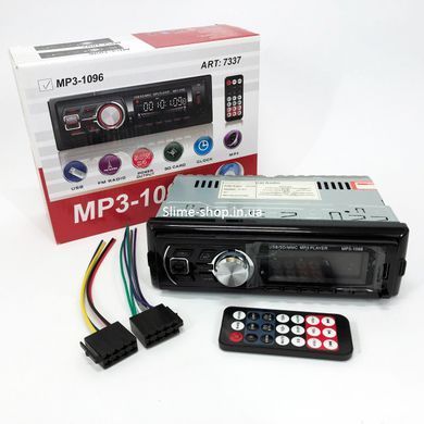 Автомагнитола магнитола в авто с Usb MP3-1096 BT ISO, Однодиновая магнитола, Магнитолы JE-399 с USB