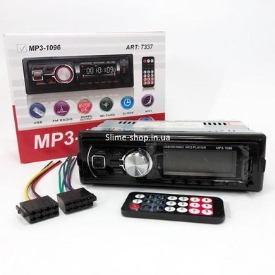 Автомагнитола магнитола в авто с Usb MP3-1096 BT ISO, Однодиновая магнитола, Магнитолы JE-399 с USB