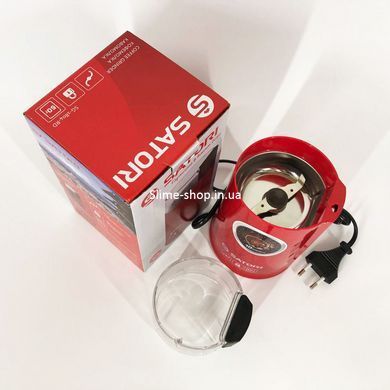 Кофемолка с функцией измельчения Satori SG-1804-RD, Кофемолка металлическая, VN-105 Ручная кофемолка