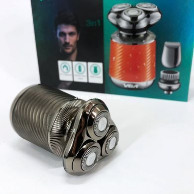 Электрическая аккумуляторная бритва для бритья VGR V-391, Бритва для бороды, EH-412 Беспроводная электробритва
