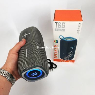 Активна блютуз колонка TG654, Портативна колонка з Bluetooth, Bluetooth колонка з JF-952 динамічним підсвічуванням