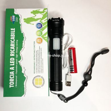 Ручний ліхтарик led Police BL-X75-P50+10SMD, Водонепроникний ліхтарик, Потужний HS-451 кишеньковий ліхтарик