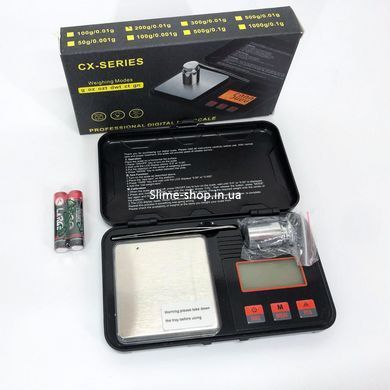 Весы маленькие CX-Toolbox 200г, Электронные лабораторные весы ювелирные, MV-500 Карманные весы