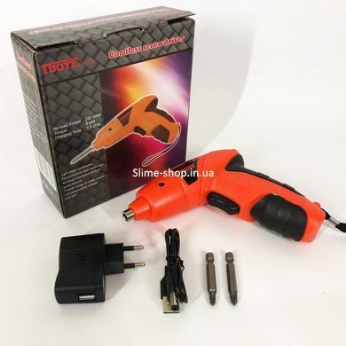 Шуруповерт акумуляторний бюджетний PRO TUOYE, Електричні шуруповерти FN-728 та викрутки