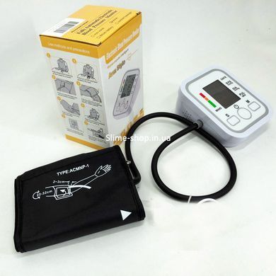 Електричний тонометр ARM Style B02R, Апарат для вимірювання тиску автомат, Тонометр QP-871 з пам'яттю