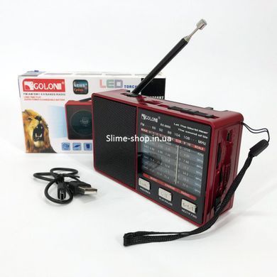 FM радіо з mp3 програвачем GOLON RX-8866, Всехвильовий JR-482 радіоприймач професійний