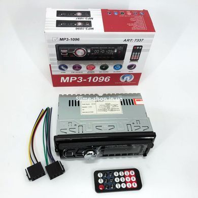 Автомагнитола магнитола в авто с Usb MP3-1096 BT ISO, Однодиновая магнитола, Магнитолы JE-399 с USB