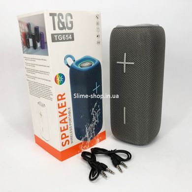 Активна блютуз колонка TG654, Портативна колонка з Bluetooth, Bluetooth колонка з JF-952 динамічним підсвічуванням