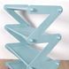 Полка для обуви органайзер компактный стойка складная Shoe Rack YH 8802 хранение вещей и обуви 4 полки. XB-477 Цвет: голубой