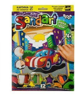 Набор для творчества "Sandart" Машина SA-01-01