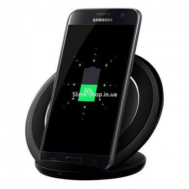 Швидка бездротова зарядка для телефону FAST CHARGE WIRELESS S7 бездротова зарядна ND-925 Колір: чорний