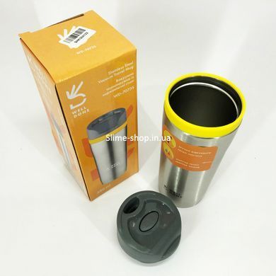 Фляга для пикника Well Done WD-7073S 380 мл, Термокружка для мальчика, Термочашки для MY-166 горячих напитков