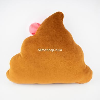 Мягкая игрушка Weber Toys смайлик emoji Мисс какашка большая 23см (WT662)