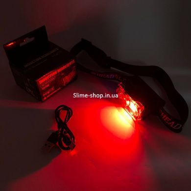 Надійний ліхтар налобний YY-19B-3SMD+2COB(white+yellow+red), Налобний ліхтарик з TO-525 usb зарядкою