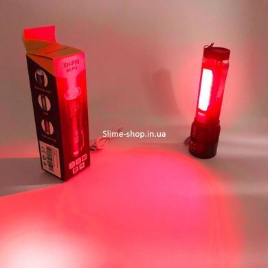 Сильный фонарик Bailong BL-P716-P50+COB, Фонарь с защитой от пыли, Сверхмощный EA-395 фонарь лед