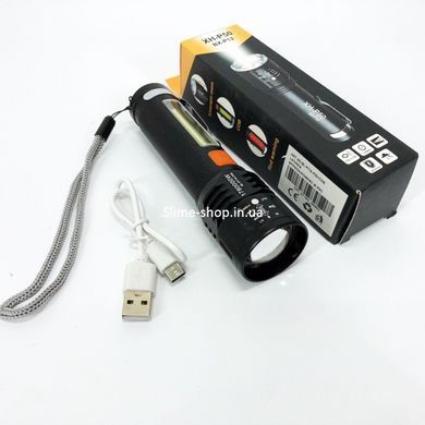 Сильный фонарик Bailong BL-P716-P50+COB, Фонарь с защитой от пыли, Сверхмощный EA-395 фонарь лед