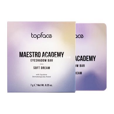 Палетка теней для век TopFace Maestro Academy Eyeshadow Bar 9 оттенков № 001