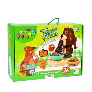Набір для творчості "Містер тісто. Teddyʼs Picnic", укр