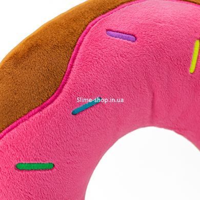 Мягкая игрушка Kidsqo Подушка для путешествий Пончик розовый 30 см (KD6951)