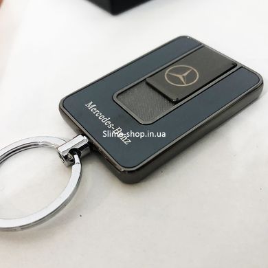 Зажигалка спиральная USB-811. Mercedes. LH-800 Цвет: черный