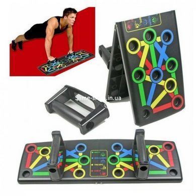 Подарочный набор: эспандер резина для зарядок ( exercise pipe ) + тренажер для отжиманий Foldable JN-875 Push Up
