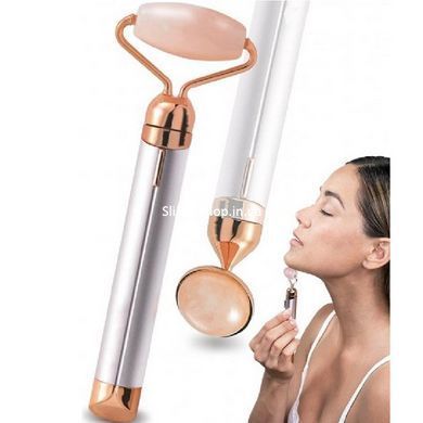 Масажер ролик електричний Facial Roller Massager. ZE-685 Колір: бежевий