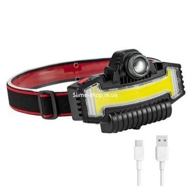 Мощный фонарь на голову Bailong BL-W685-LTS+COB+RGB, Портативный светодиодный RV-870 налобный фонарь