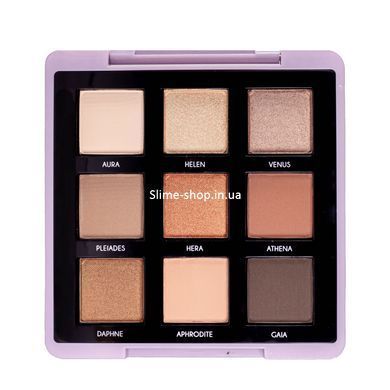 Палетка теней для век TopFace Maestro Academy Eyeshadow Bar 9 оттенков № 001