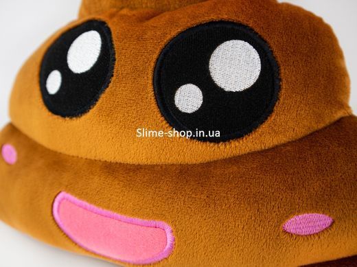 Мягкая игрушка Weber Toys смайлик emoji Мисс какашка большая 23см (WT662)