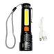 Сильный фонарик Bailong BL-P716-P50+COB, Фонарь с защитой от пыли, Сверхмощный EA-395 фонарь лед