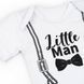 Боді з тонкої тканини з коротким рукавом Little Man