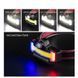 Мощный фонарь на голову Bailong BL-W685-LTS+COB+RGB, Портативный светодиодный RV-870 налобный фонарь