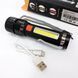 Сильный фонарик Bailong BL-P716-P50+COB, Фонарь с защитой от пыли, Сверхмощный EA-395 фонарь лед