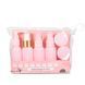 Дорожный набор из 7 емкостей для косметики WH Travel Bottles Set, Розовый
