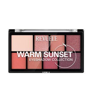 Палітра тіней для очей Revuele Eyeshadow Collection "Теплий захід сонця", 15 г