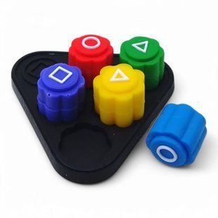 Настольная игра Гонги Gonggi - "Игра в кальмара 2", на подставке (вид 3)