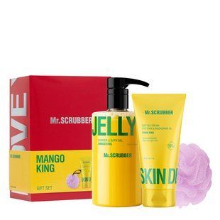Подарунковий набір косметики для жінок Mr. Scrubber Gift Set Mango King, 3 продукти
