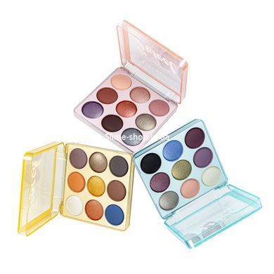 Набір палітр тіней для повік DoDo Girl Eyeshadow 9 відтінків, 3 шт в асортименті (D3202)